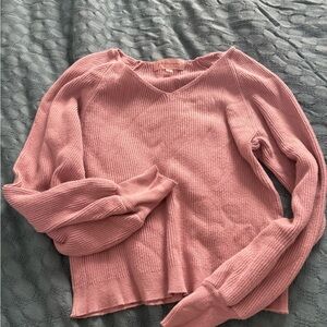 Philosophy Dusty Rose Knit Top